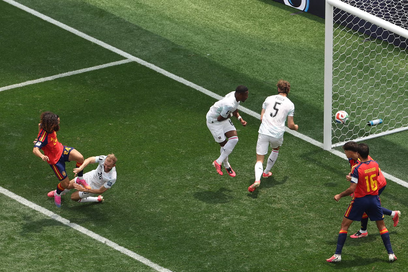 Cucurella opened the scoring against Austria But was dismissed due off-side (Credit to Charlotte Wilson/Getty Images)