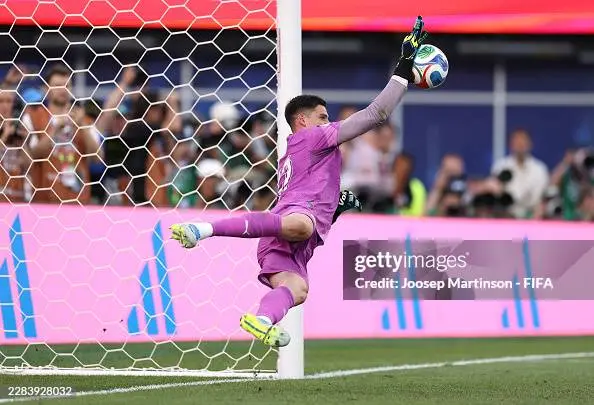 Paraguay saves the Germany's first penalty Photo by Joosep Martinson -  via Getty Images